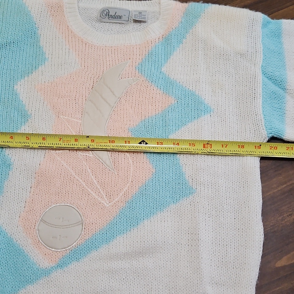 Vintage 80s Andene Pastel Sweater - Picture 4 of 12
